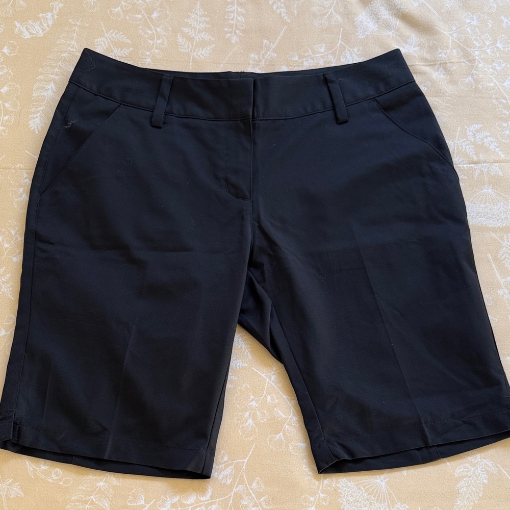Classic Black Women's Golf Shorts
